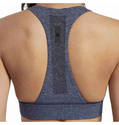 Топ женский Reebok United By Fitness Myoknit Seamless Sports Bra Blue FU2131