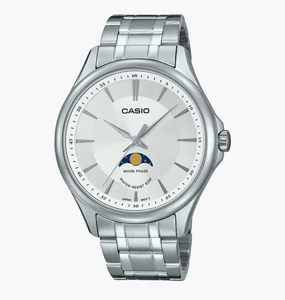 Часы мужские Casio Enticer Moon Phase Quartz MTP-M100D-7A