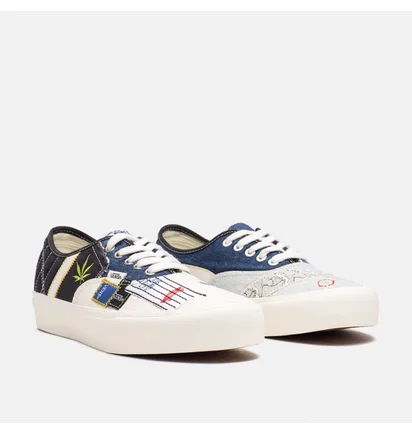 Кроссовки мужские Vans Vault Ua Authentic Vr3 Lx Patchwork White Vn0005Wq448