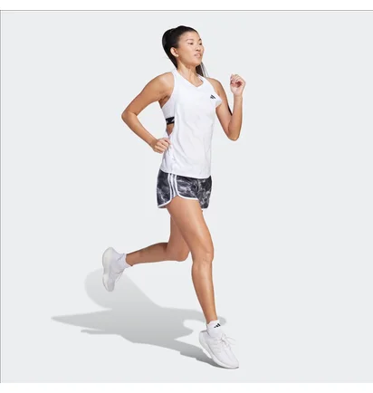 Шорты женские Adidas Marathon 20 All Over Print Short Grey IL1665