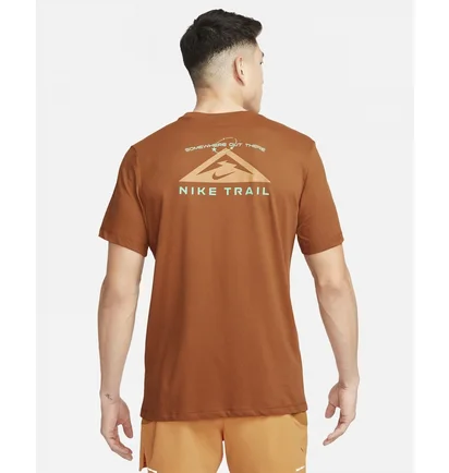 Футболка мужская Nike Trail Dri-Fit Running T-Shirt Brown FD0120-246