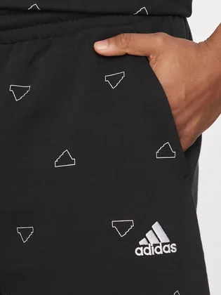 Шорты мужские Adidas Seasonal Essentials Monogram Graphic Black IS1824