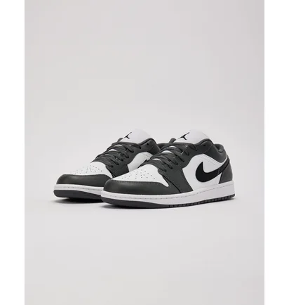 Кроссовки мужские Air Jordan 1 Low Black/White 553558-152