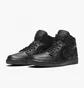 Кроссовки мужские Air Jordan 1 Mid Triple Black 554724-091