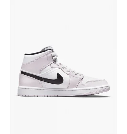 Кроссовки женские Air Jordan 1 Mid Barely Rose White/Pink Bq6472-500