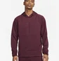 Худі чоловіче Nike Pro Dri-Fit Fleece Fitness Pullover Bordo DV9821-681