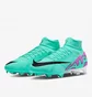 Бутсы унисекс Nike Air Zoom Mercurial Superfly Ix Pro Fg Turquoise/Violet DJ5598-300