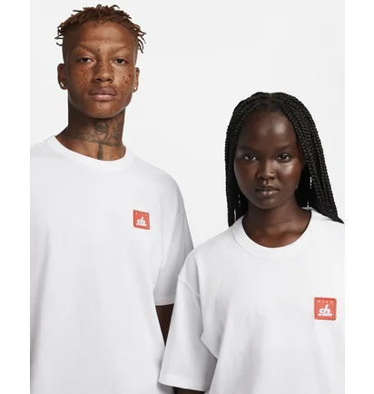 Футболка унисекс Nike Sb Skate T-Shirt White FJ1167-100