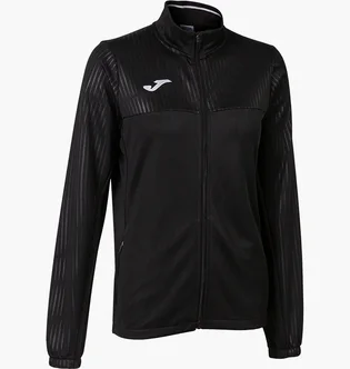 Олимпийка женская Joma Montreal Full Zip Sweatshirt Black 901645.100