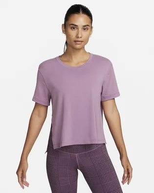 Футболка женская Nike Yoga Dri-Fit Violet DM7025-536