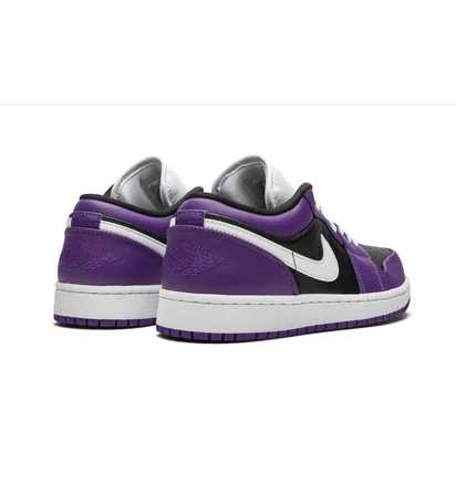 Кросівки чоловічі Air Jordan 1 Low Violet/Black 553558-501