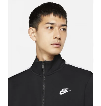 Толстовка мужская Nike Sportswear Club Brushed-Back Jacket Black DD7010-010