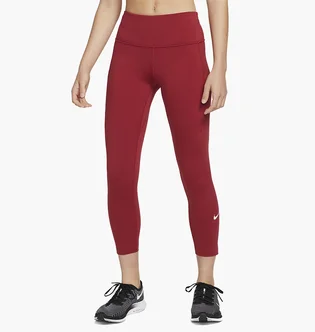 Легінси жіночі Nike Womens Mid-Rise Crop Pocket Running Leggings Red Cn8043-615