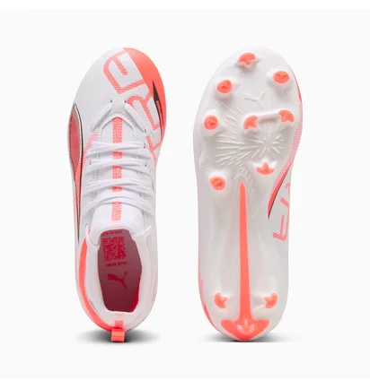 Бутси дитячі Puma Ultra 5 Match Fg/Ag White/Red 108167-01