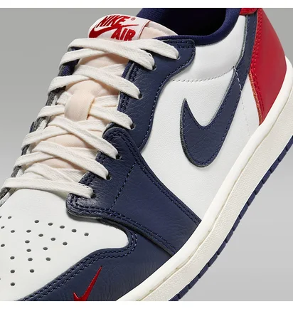 Кроссовки мужские Air Jordan 1 Retro Low Og Howard University White/Blue HQ2993-100