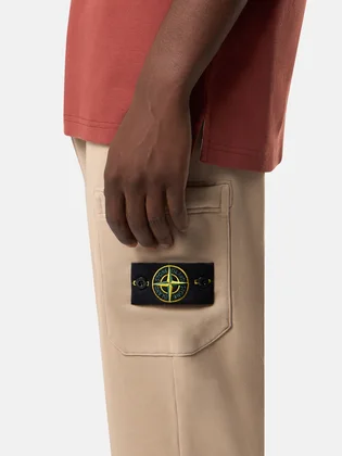 Штани чоловічі stone island Logo Label Beige L1S156200010-S0051-V009A