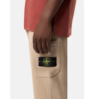 Штани чоловічі stone island Logo Label Beige L1S156200010-S0051-V009A