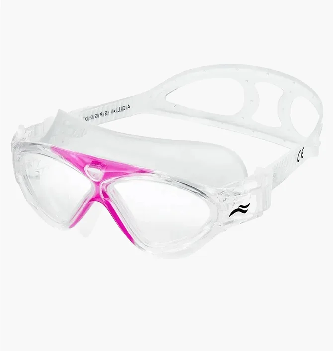Окуляри для плавання дитячі Aqua Speed Zefir 5871 White/Pink 079-03