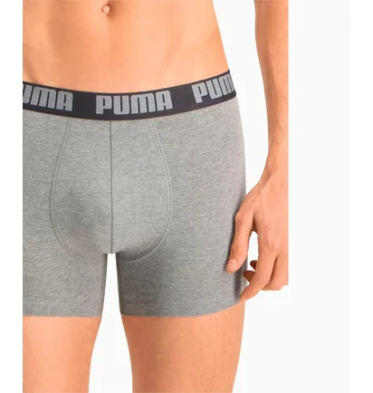 Трусы мужские Puma Basic Boxer (2 шт) Black/Grey 906823-05