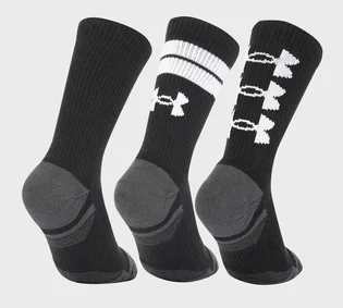 Шкарпетки унісекс Under Armour Perf Tech Nov Crew Black (3 пари) 1379515-002