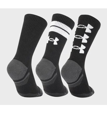 Носки унисекс Under Armour Perf Tech Nov Crew Black (3 пары) 1379515-002