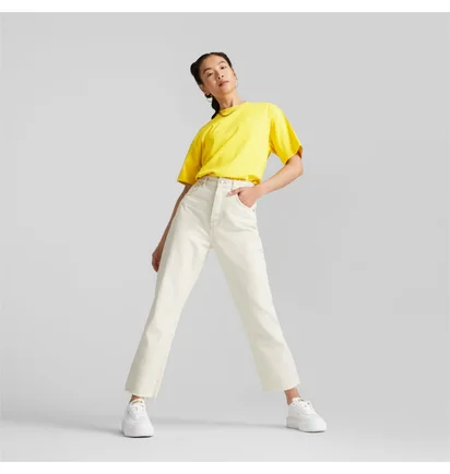 Футболка женская Puma Yona Sunp Mock Neck Tee Yellow 537977-41