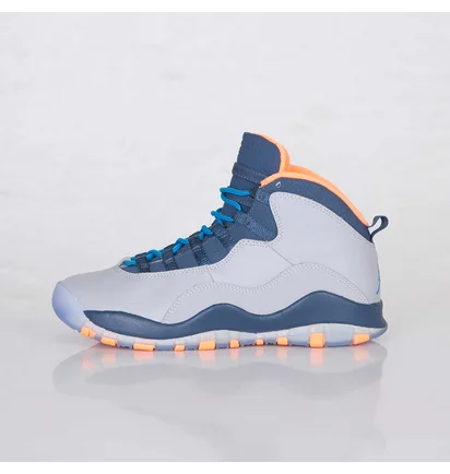 Кросівки дитячі Air Jordan 10 Retro Gs White/Blue 310806-026