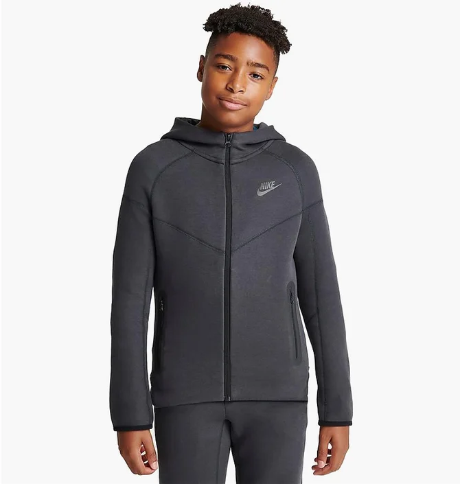 Толстовка детская Nike Nsw Club Flc Hd Grey FD3285-060