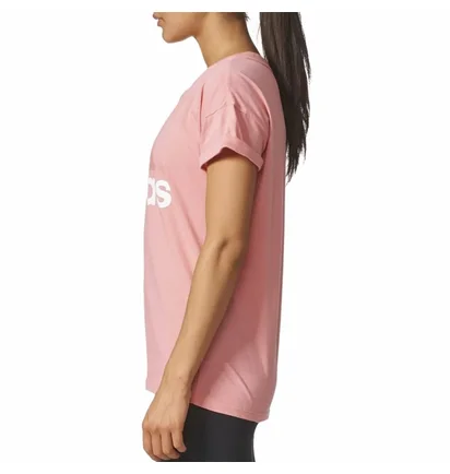 Футболка жіноча Adidas Ess Linear Tee Pink BR2547