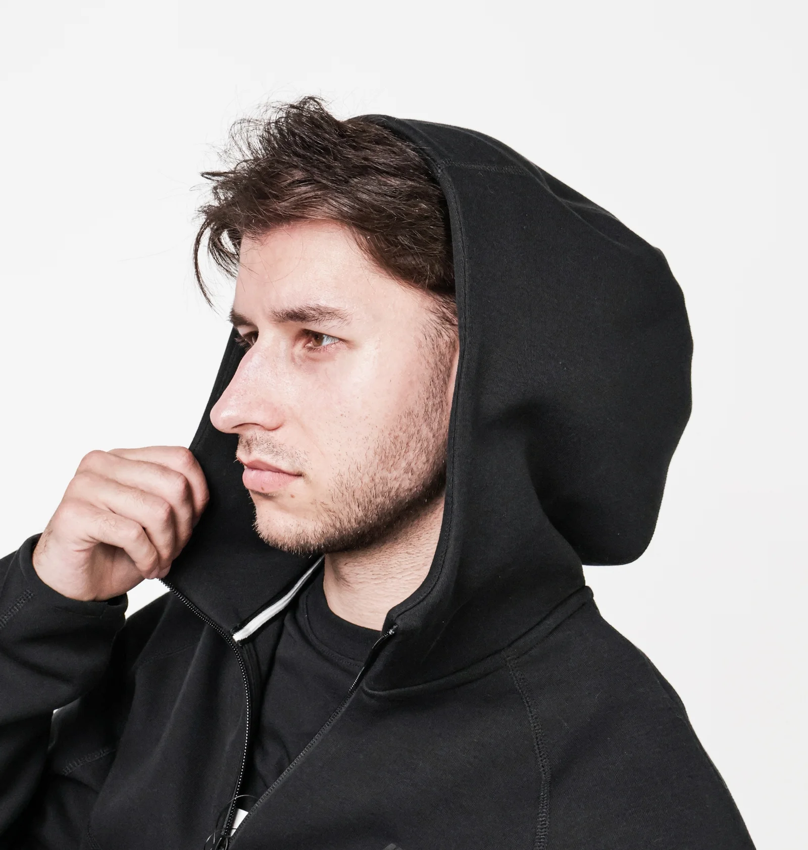 ᐉ Толстовка чоловіча Nike Tech Fleece Full-Zip Hoodie Black