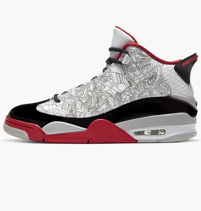 Кроссовки мужские Air Jordan Dub Zero White/Varsity Red/Neutral Grey/Black 311046-116