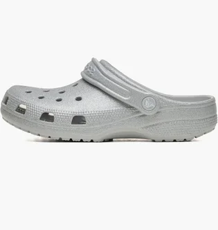 Тапочки женские CROCS Classic Glitter Clog Grey 205942-0IC