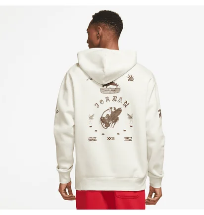 Худи мужское Air Jordan Artist Series Pullover Hoodie Beige DX9706-030