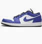 Кросівки чоловічі Air Jordan 1 Low White/Blue 553558-124