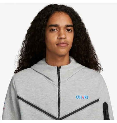 Толстовка чоловіча Nike Fc Barcelona 22/23 Champions League Nsw Tech Fleece Hoodie Grey DN3084-063