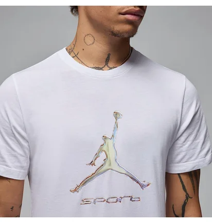 Футболка мужская Air Jordan Sprt Dri-Fit Gfx Ss Crew White HQ7984-100
