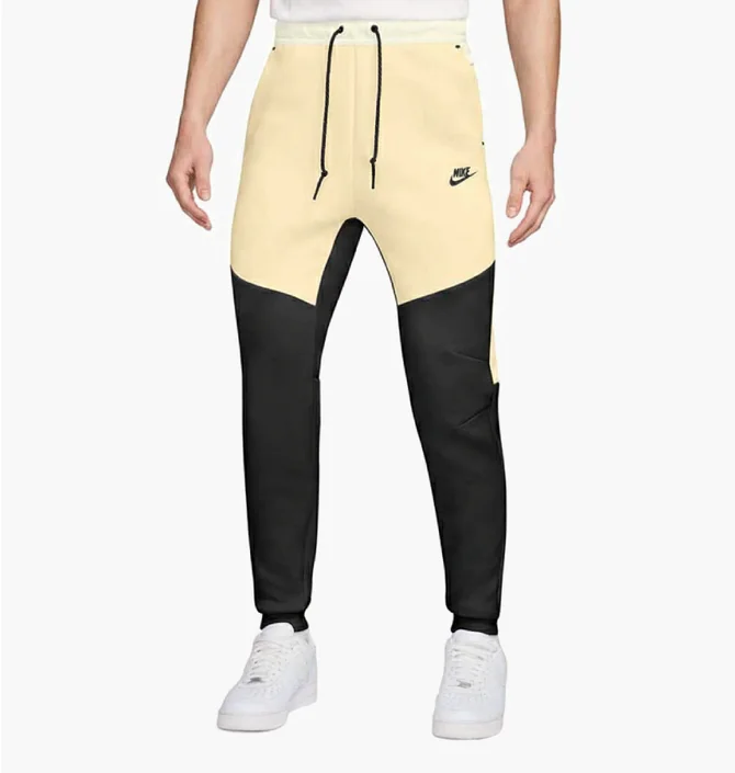 Штаны мужские Nike Tech Fleece Beige/Black HV0959-114