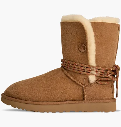 Черевики жіночі UGG Bailey Tie Brown 1171530-CHE
