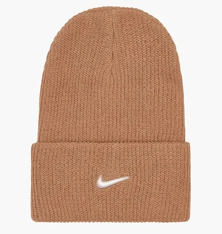 Шапка унисекс Nike U Nsw Beanie Utility Swoosh Brown Dv3342-200
