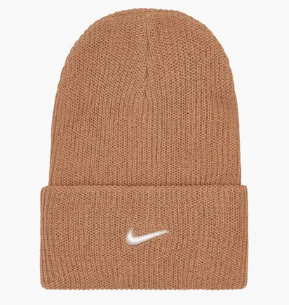Шапка унисекс Nike U Nsw Beanie Utility Swoosh Brown Dv3342-200