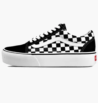 Кеди жіночі Vans Old Skool Platform Checkerboard Black VN0A3B3UHRK
