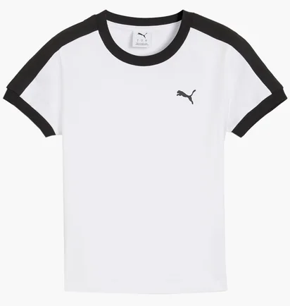 Футболка женская Puma T7 Slim White 632129-02