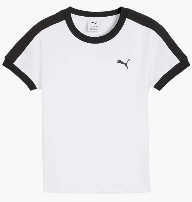 Футболка женская Puma T7 Slim White 632129-02