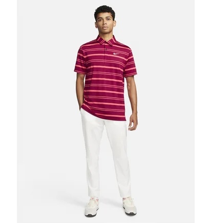 Поло мужское Nike Dri-Fit Tour Striped Golf Polo Violet DR5300-620