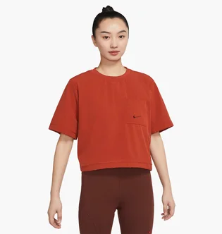Футболка жіноча Nike Sportswear Everyday Modern WomenS Woven Boxy Top Orange DQ6182-623