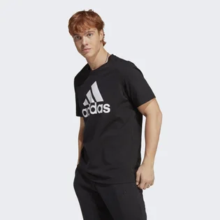 Футболка чоловіча Adidas Essentials Single Jersey Big Logo Tee Black Ic9347