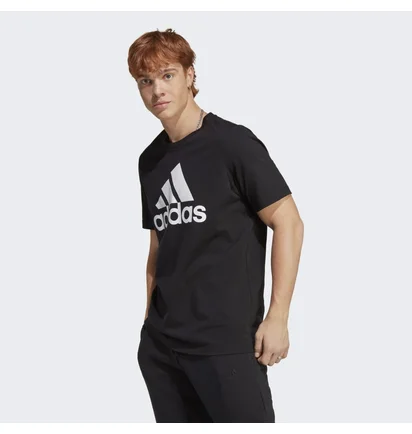 Футболка мужская Adidas Essentials Single Jersey Big Logo Tee Black Ic9347