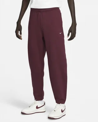 Штаны мужские Nike Solo Swoosh Bordo DX1364-681