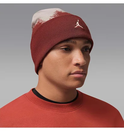 Шапка унисекс Nike Gift White/Bordo HV1077-292
