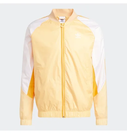 Олимпийка мужская Adidas Summer Sst Track Jacket Yellow/White Hc2096